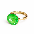 Electric Crystal Adjustable Ring