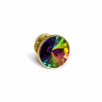 Crystal Heart Brooch