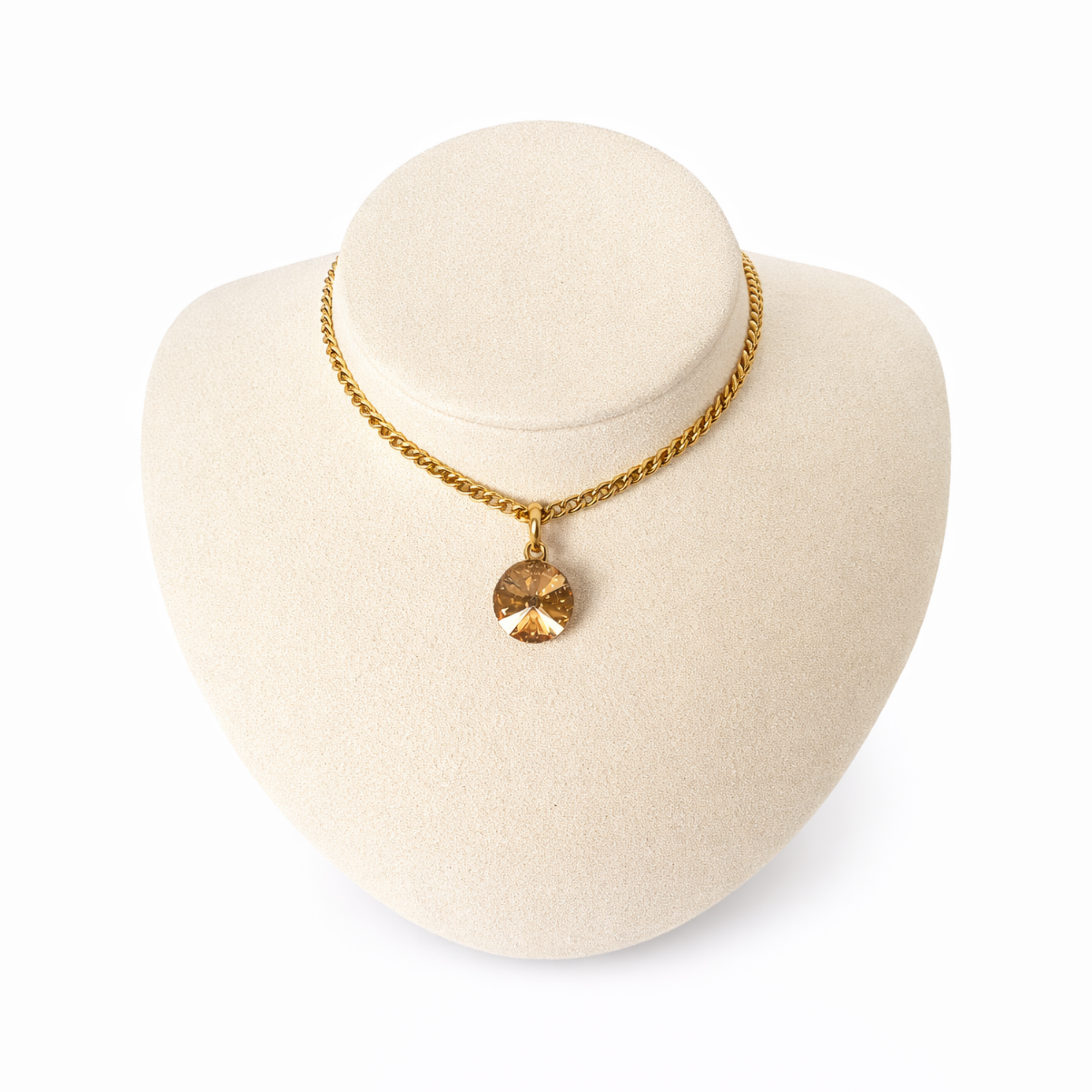 Classic gold-plated choker