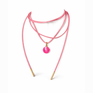 Long Pink Necklaces