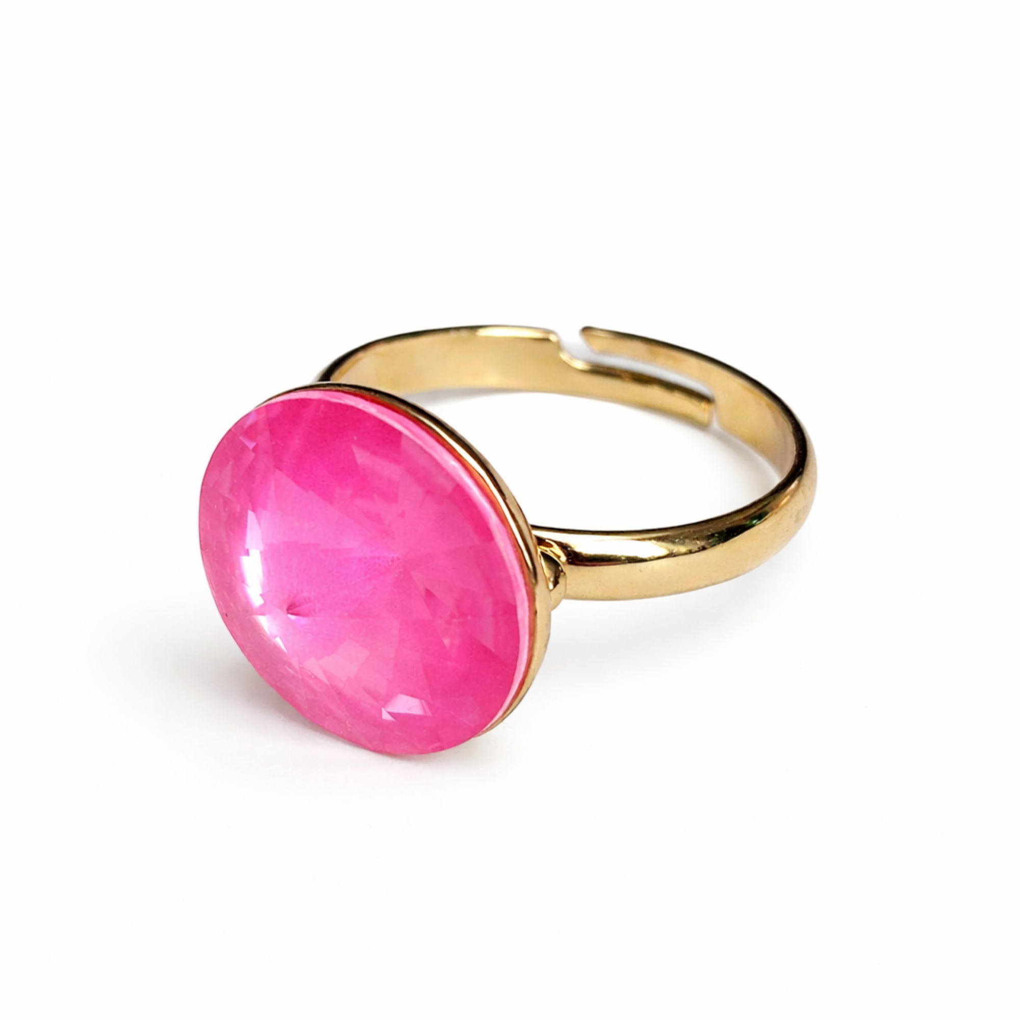 Electric Crystal Adjustable Ring