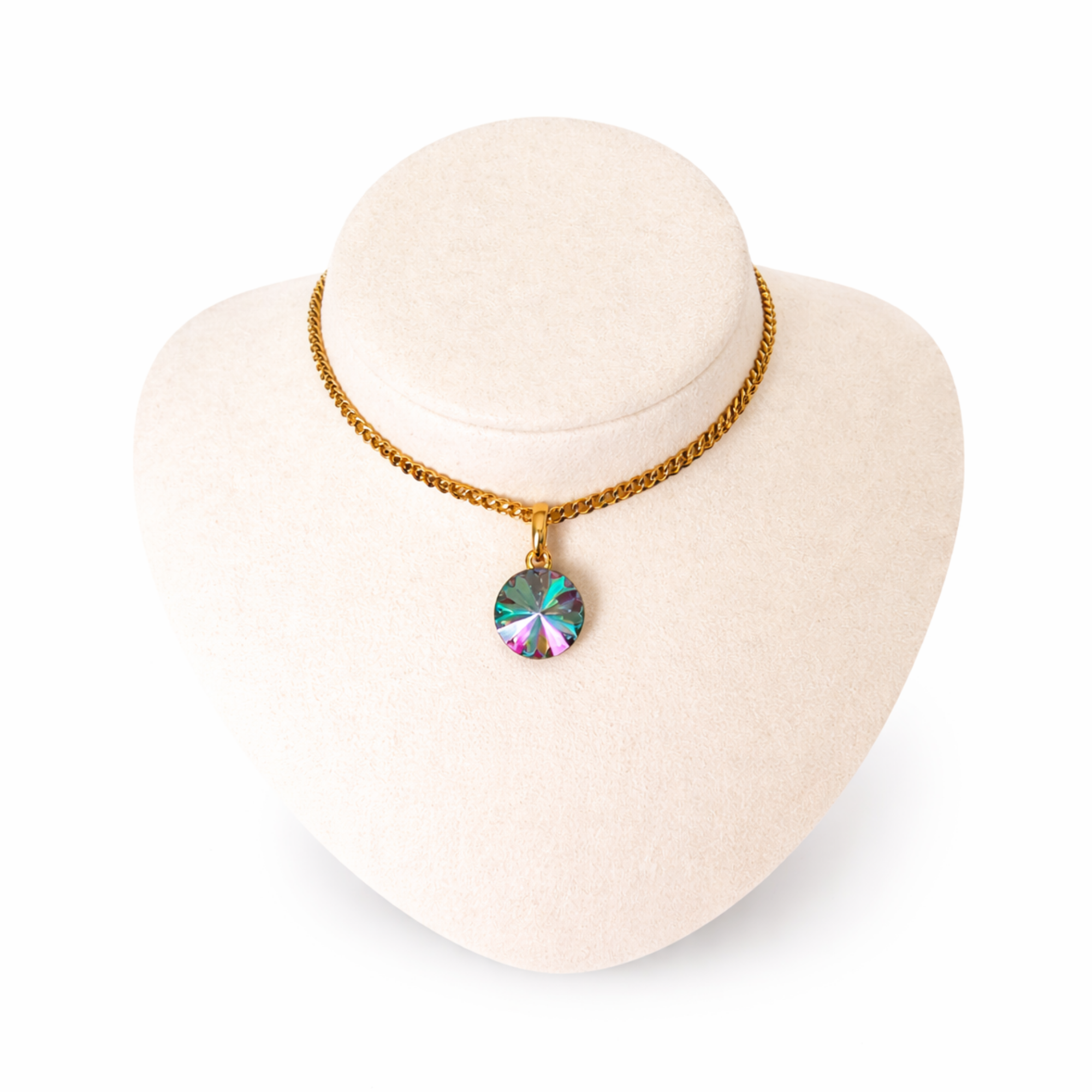 Classic gold-plated choker