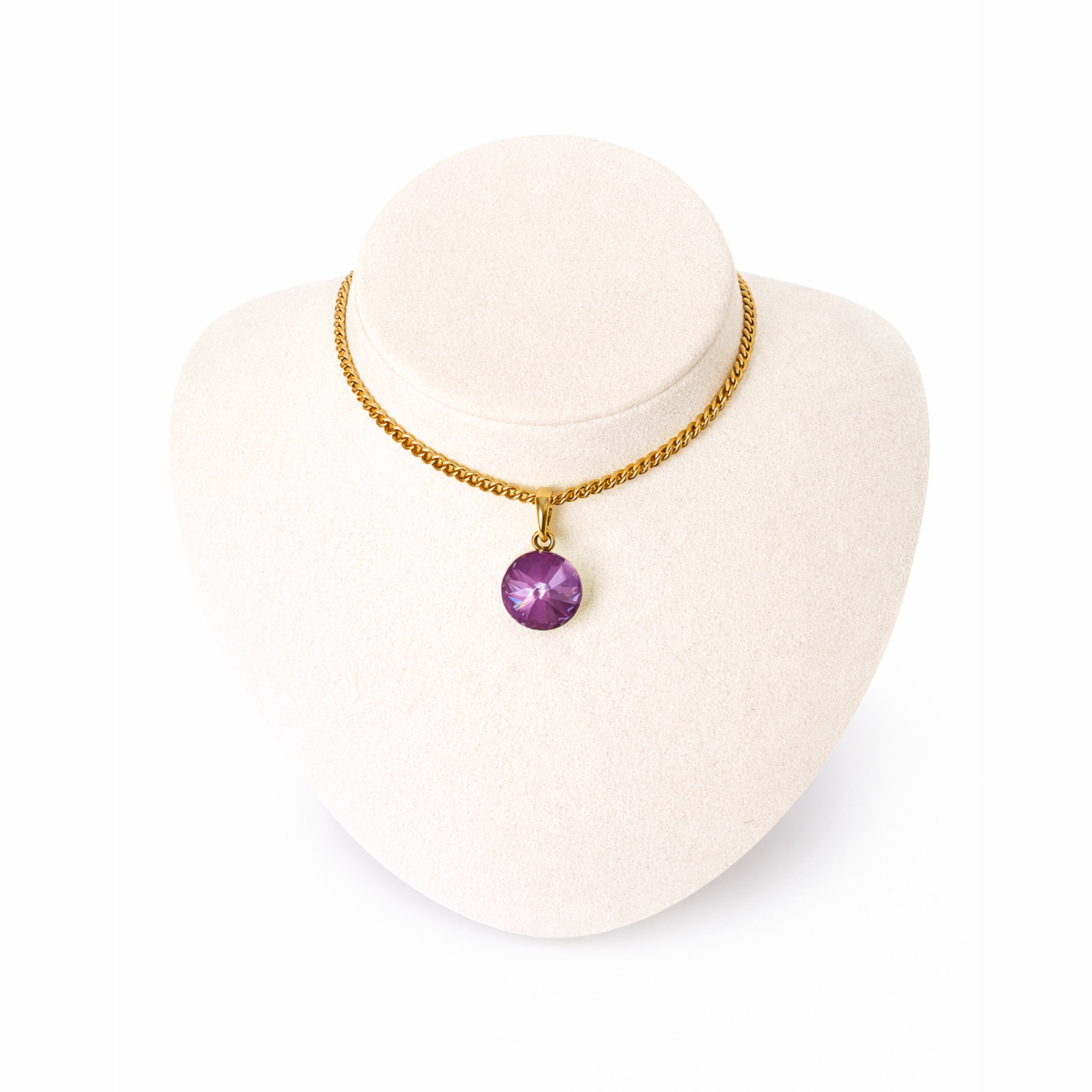 Classic gold-plated choker