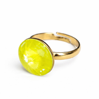 Electric Crystal Adjustable Ring