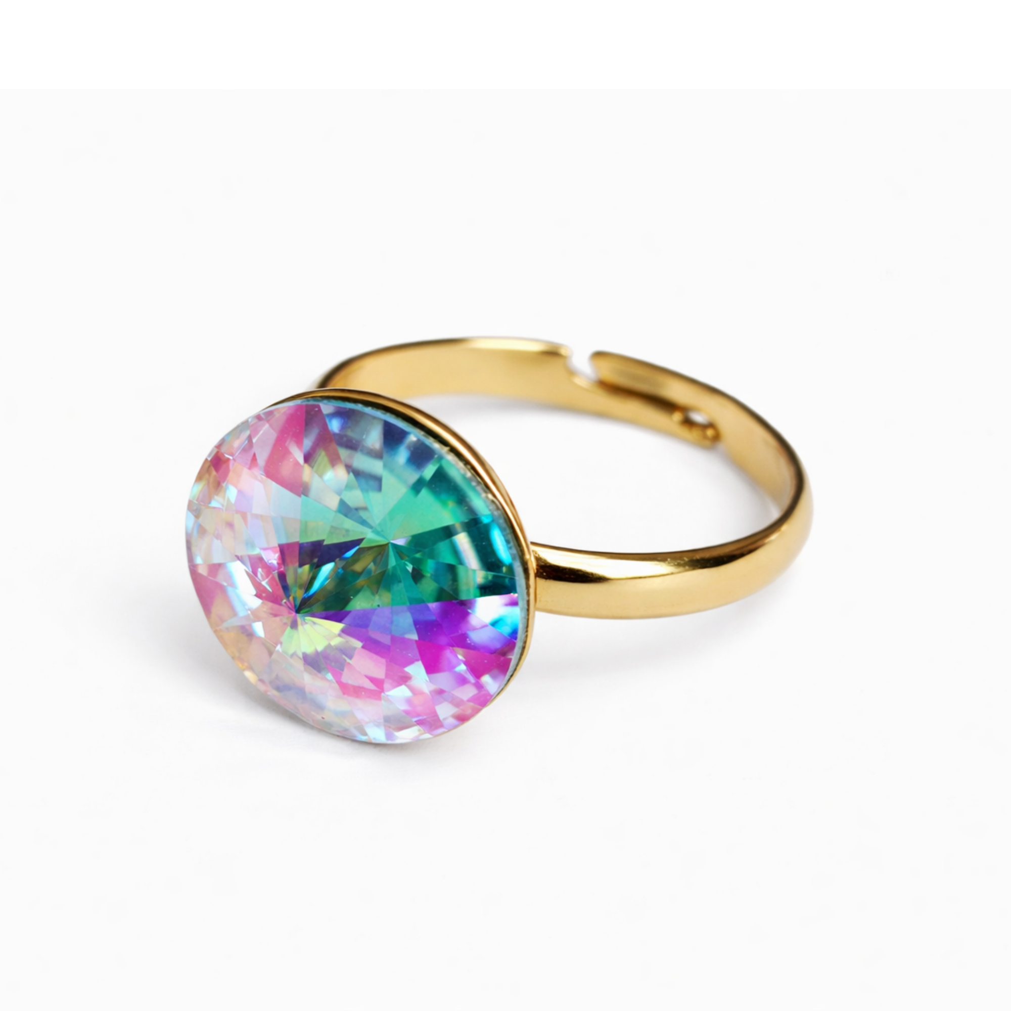 Crystal Adjustable Ring