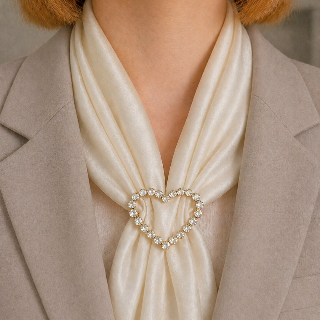 Colibra Heart Brooch