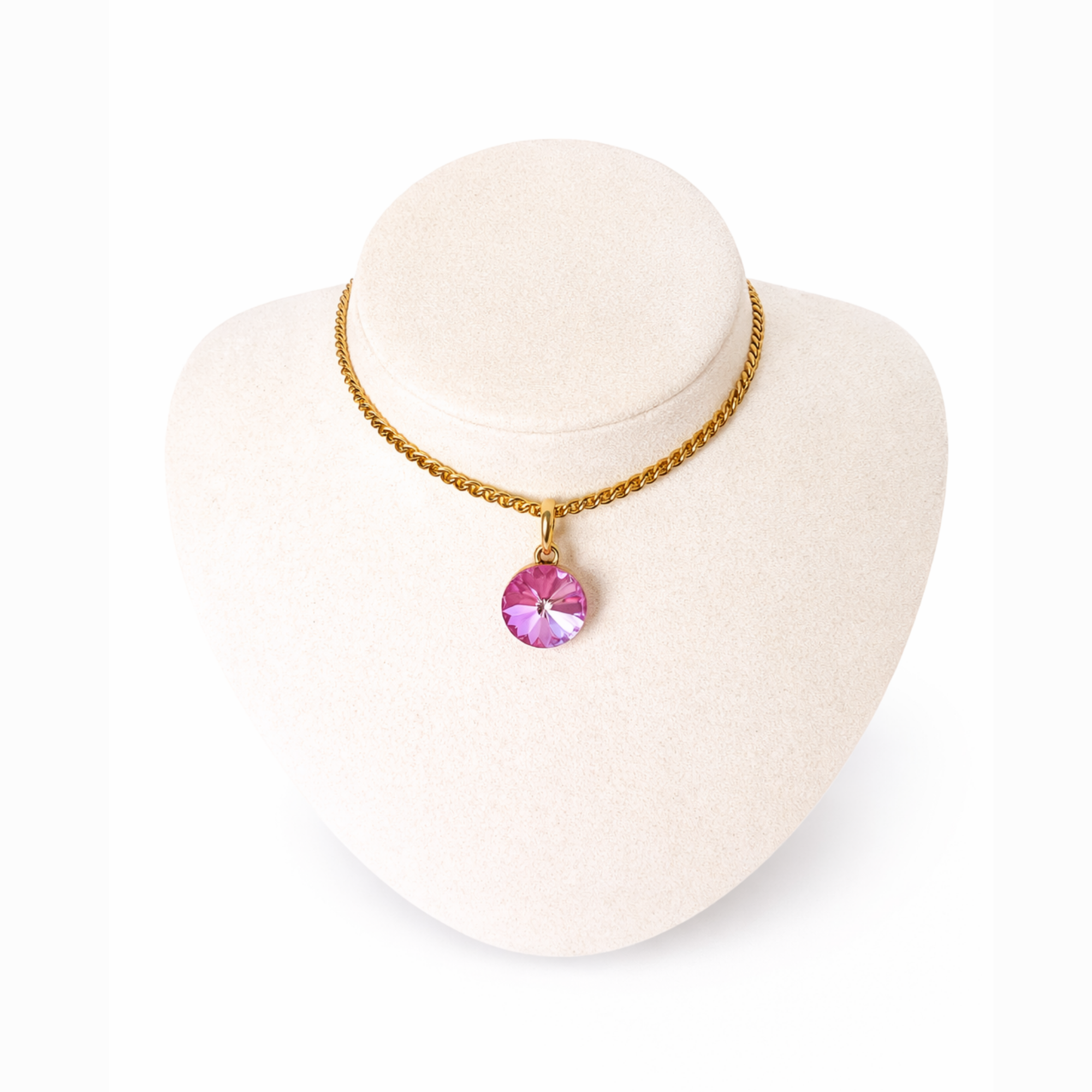 Classic gold-plated choker